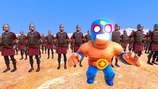 El Primo vs 10.000 Okçu Ordusu | Ultimate Epic Battle Simulator | Brawl Stars