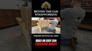 Easy Outdoor Bench #diy #woodworking #easy #carpentry #howtomake #wood #woodwork #tools #outdoor