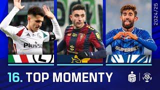 TOP MOMENTY | WSZYSTKIE GOLE 16. KOLEJKI | EKSTRAKLASA 2024/25