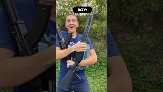 BOY vs MAN #guns #weapon #shooting #gun #man #boy #reshoot