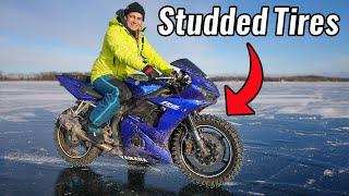 Crotch Rocket on Thin Ice!