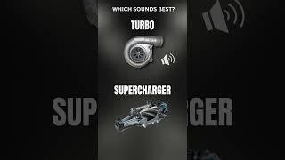 Turbo vs Supercharger #turbo #supercharged #supercharger #car #engine #shorts #v6 #v8