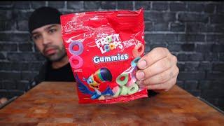 (ASMR) FROOT LOOPS GUMMIES REVIEW/RAMBLE