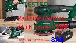 Parkside Cordless Multi Sander 20V PMSA 20-Li A1