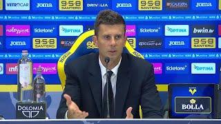 VERONA-JUVE 0-3, Thiago Motta: "i protagonisti sono i giocatori. Vlahovic un leader". Conferenza