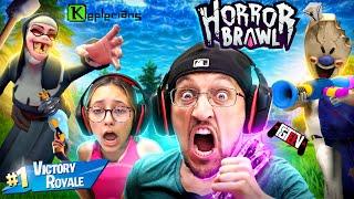 CHUBBY SQUADS! Ice Scream Charlies vs. EVIL NUN! (FGTeeV HORROR BRAWL Multiplayer Victory Royale)