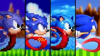 Evolution of Sonic's Real Speed