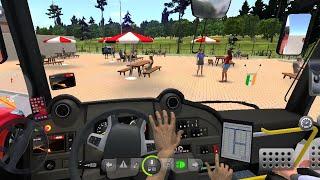 Bus Simulator : Ultimate | Beach ️   | Tempo bus  | Zuuks | Mobile Gameplay | Drive with Devil 