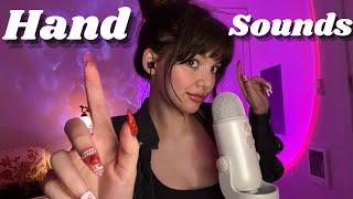 ASMR | Fast HAND SOUNDS and NAIL SOUNDS (Finger Snaps & Flutters, Nail Clacking, Lotion Sounds)