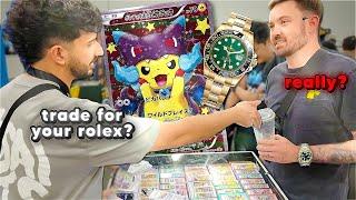 Trading Pokemon cards for a Rolex?! | Pokemon Vendor POV