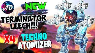 NEW ''TERMINATOR'' OVERDRIVE LEECH TECHNO ATOMIZER Gameplay - War Robots REMASTERED Mk2 WR Gameplay
