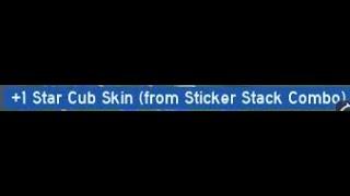 Getting the star cub from sticker stack | Bee swarm simulator