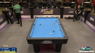 10-BALL ▸ 2021 CSI Michigan Open  ▸ K. Tkach vs P. Labutis