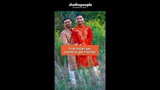 First Indian gay couple to get married #loveislove #lovestory #shethepeople