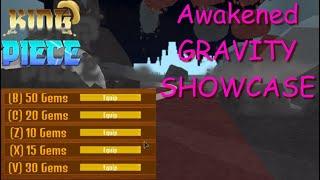 Awakened Gravity Showcase King Piece