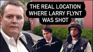 Hustler Magazine’s Larry Flynt - THE REAL LOCATION Where He Was Shot | The Story Behind the Movie