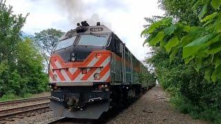 Mid Day Sunday Railfanning Brookfield BNSF Chicago Subdivision 07/28/2024