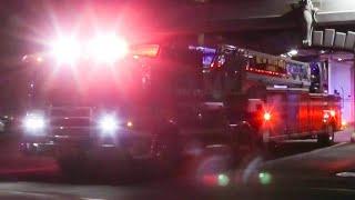 New Bedford, MA Fire Department *NEW* Ladder 1 & Engine 1 Responding