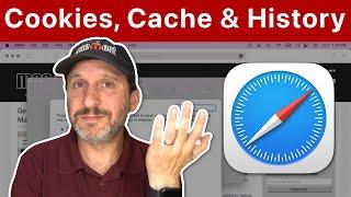 Safari Cookies, Cache and History