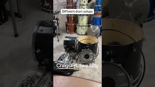 Some different drum set ups you can do