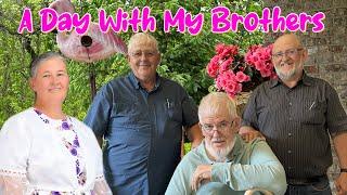 Taavi Getting guitar lessons 🪕| Becky‘s  3  Brothers come to visit ￼| ￼ Smoking a Turkey | Family