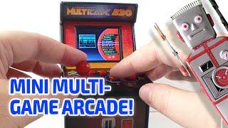 MINIATURE MULTICADE 230 ARCADE MACHINE! Really Works!