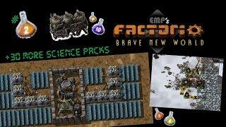 Factorio Brave New World Ep. 02 | +30 More Science Packs | Modded Factorio Gameplay