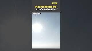 Iran Fires Missiles Into Israel's Nuclear Sites #shorts #iran #israeliranwar