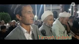 Surxondaryo Oltinsoy "Qorliq "jome masjidida aytilgan taroveh namozida tasbeh (Qorliq mahallasi)