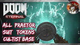 DOOM ETERNAL - All Praetor Suit Tokens Locations in Mission 3 Cultist Base