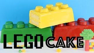 GIANT LEGO CAKE | Easy LEGO Brick Cake | Elise Strachan | My Cupcake Addiction