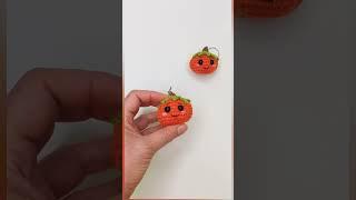 Pumpkin keychain in 25 minutes crochet Тыква брелок за 25 минут крючком #крючком #amigurumi