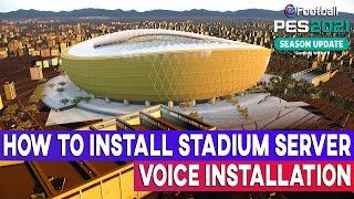 PES 2021 HOW TO INSTALL STADIUM SERVER VOICE