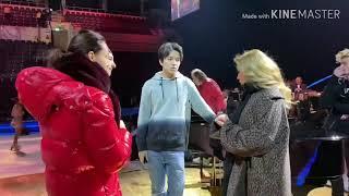 [Sub] Dimash at rehearsals with Lara Fabian. CrazyMaks.