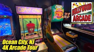 AWESOME shore arcade! Hollywood Arcade (Ocean City NJ), 4K arcade walkthrough & tour, August 2024