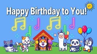 Happy Birthday Sing-along for Kids with cute animal friends