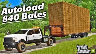 Superduty Autoloading 840 Bales At A Time! | Farming Simulator 25