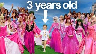 Surprising My Daughter with 50 Princesses!