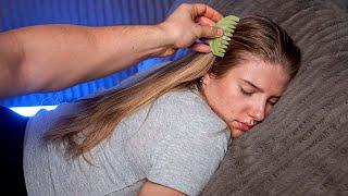 SLEEP Like a Baby with 30-minute ASMR Hair Brushing Session (No Talk)