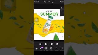 PicsArt product ads design | poster design #picsart #Socialmediapost #productmanipulation #shorts