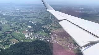 Flying into LBU Ljubljana on Lufthansa CRJ-1000