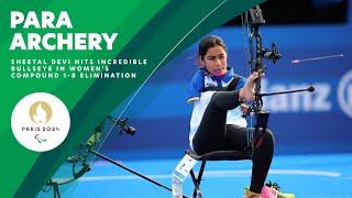 Sheetal Devi Hits Perfect Bullseye For India In Women's Compound 1/8 Elimination In Para Archery 