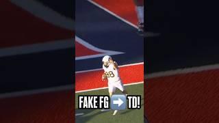 FAKE FG & TOUCHDOWN  ️( West Virginia)  #touchdown #bigtwelve #collegefootball #wilbsports