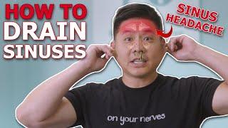 Fast & Effective Sinus Headache Relief! Proven Techniques in 5 Minutes Taught by Physical Therapist