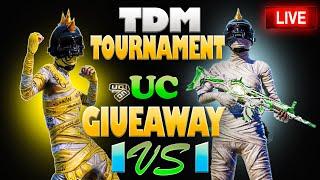 TDM Tournament 1 Vs 1 360 UC Giveaway [ hazara Plays Is Live