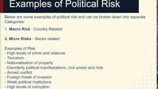 What Is Political Risk?