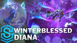 Winterblessed Diana Skin Spotlight - Pre-Release - PBE Preview - League of Legends