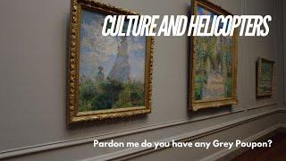 A visit to the National Gallery of Art and checking in on the White House and a helicopter or two.