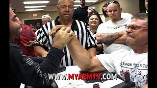 JOHN BRZENK pulls EVERYONE in the room after an arm wrestling event (Even John needs to warm up!)