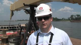 US Army Corps of Engineers Fights Receding Mississippi Waters